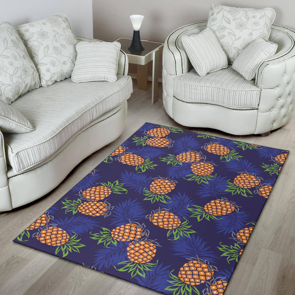 Pineapple Pattern Print Design PP02 Area Rugs