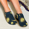 Gold Sun Moon Face  Aqua Water Shoes