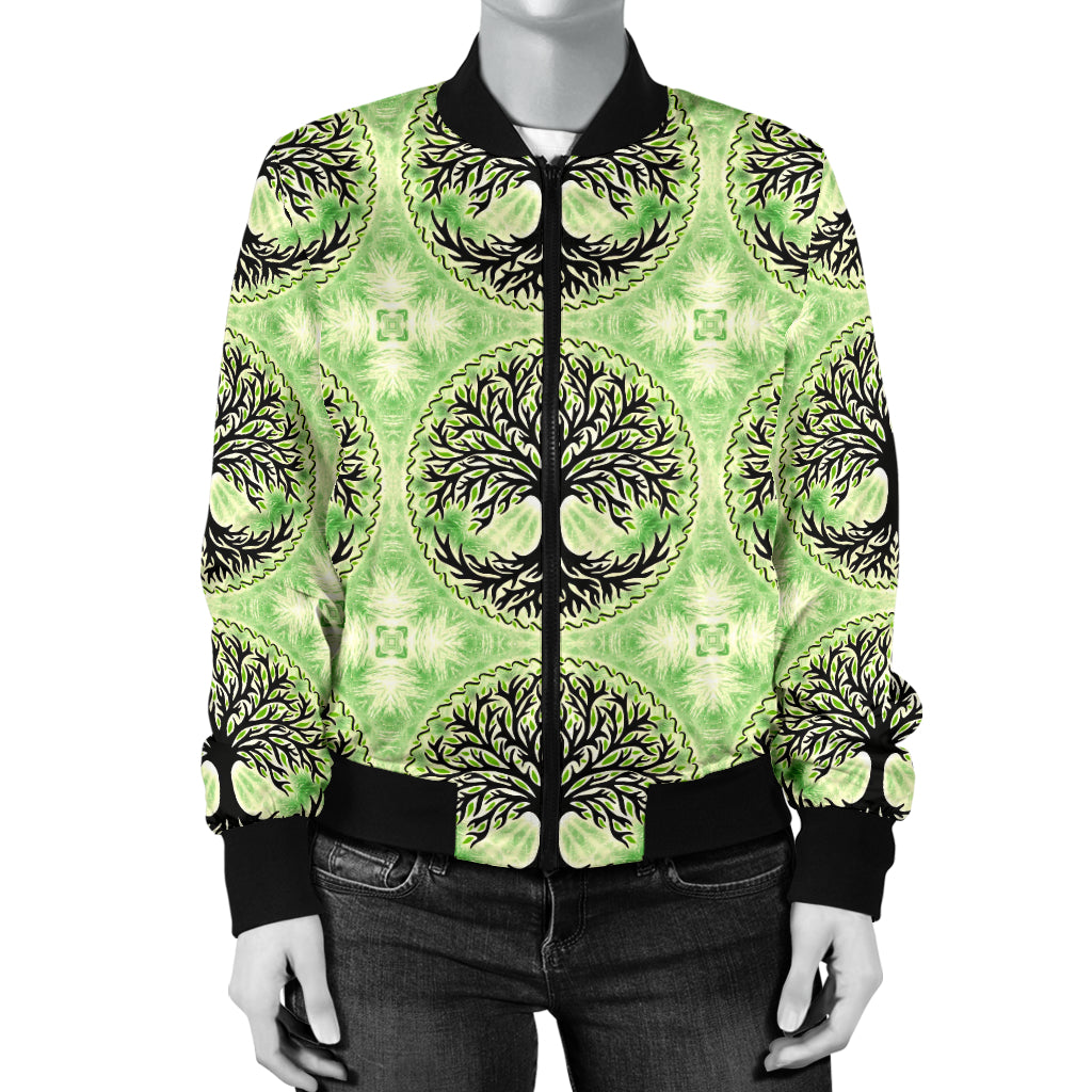 Celtic Pattern Print Design 010 Women's Bomber Jacket