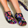 Neon Color Tropical Palm Leaves Aqua Water Shoes