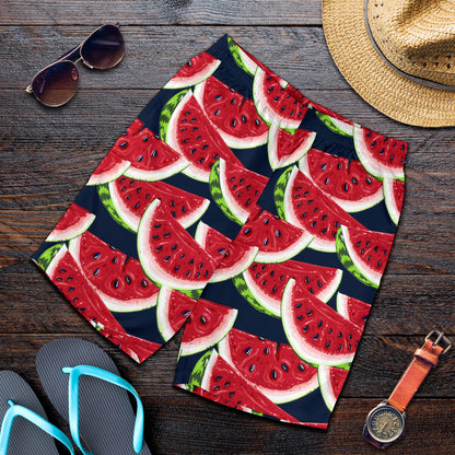 Watermelon Pattern Print Design WM011 Mens Shorts