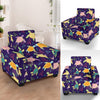 Sea Turtle Color Smile Armchair Slipcover