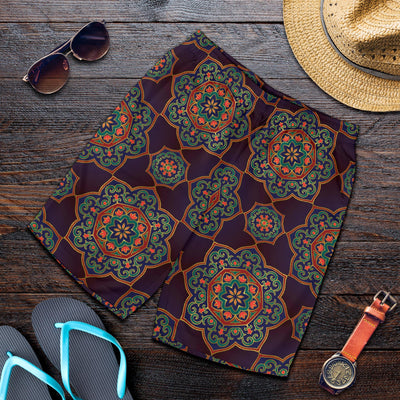 Medallion Pattern Print Design 03 Mens Shorts