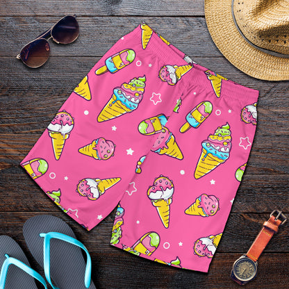Ice Cream Pattern Print Design IC04 Mens Shorts