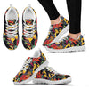 Bird Of Paradise Pattern Print Design BOP016 Sneakers White Bottom Shoes