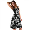 Amaryllis Pattern Print Design AL04 Midi Dress