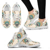 Indian Skull Pattern  Sneakers White Bottom Shoes