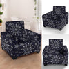 Sun Moon Pattern Armchair Slipcover