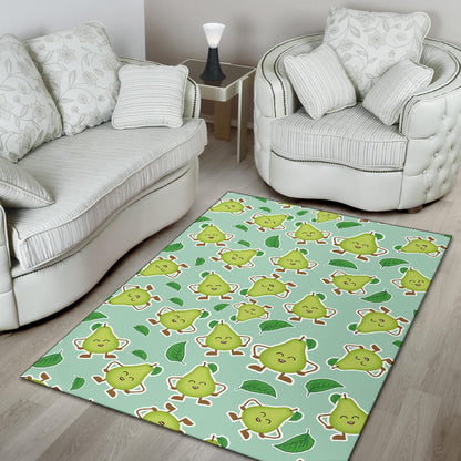 Avocado Pattern Print Design AC011 Area Rugs