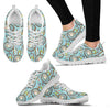 Blue Dream catcher Sneakers White Bottom Shoes