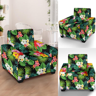 Hibiscus Hawaiian flower tropical Armchair Slipcover