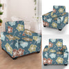 Hibiscus Pattern Print Design HB033 Armchair Slipcover