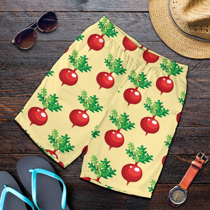 Radish Pattern Print Design A02 Mens Shorts
