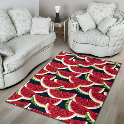Watermelon Pattern Print Design WM011 Area Rugs