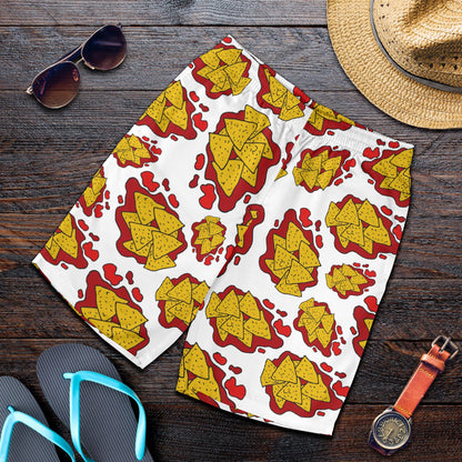 Nachos Pattern Print Design A03 Mens Shorts