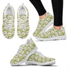 Daisy Pattern Print Design DS06 Sneakers White Bottom Shoes