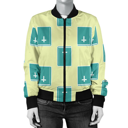 Bible Pattern Print Design 04 Women's Bomber Jacket