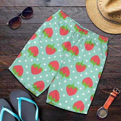 Strawberry Pattern Print Design SB06 Mens Shorts