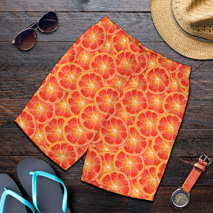 Grapefruit Pattern Print Design GF06 Mens Shorts