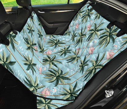 Palm Tree Pattern Print Design PT05 Rear Dog  Seat Cover