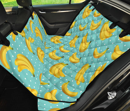 Banana Pattern Print Design BA02 Rear Dog  Seat Cover