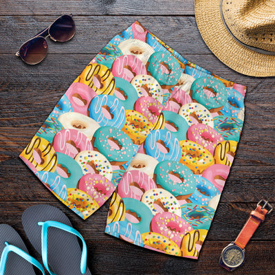 Donut Pattern Print Design DN01 Mens Shorts