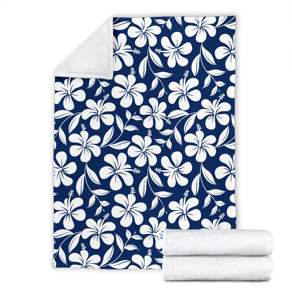 Hibiscus Pattern Print Design HB031 Fleece Blanket