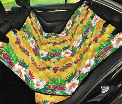 Hawaiian Themed Pattern Print Design H09 Rear Dog  Seat Cover