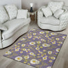 Daisy Pattern Print Design DS011 Area Rugs