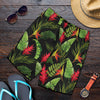 Bird Of Paradise Pattern Print Design BOP010 Mens Shorts