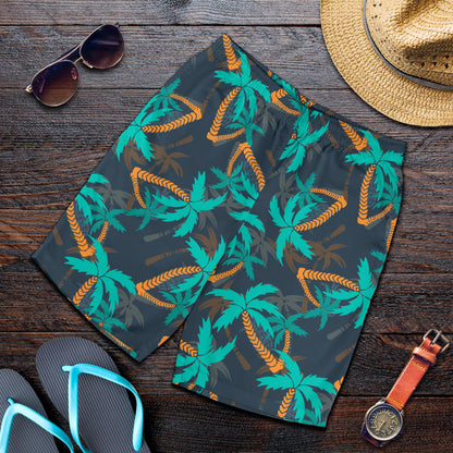 Palm Tree Pattern Print Design PT01 Mens Shorts