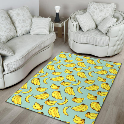 Banana Pattern Print Design BA04 Area Rugs