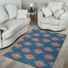 Lotus Boho Pattern Print Design LO07 Area Rugs