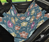 Hibiscus Pattern Print Design HB033 Rear Dog  Seat Cover