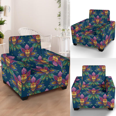 lotus Boho Pattern Print Design LO04 Armchair Slipcover