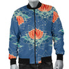 lotus Boho Pattern Print Design LO07 Men Bomber Jacket