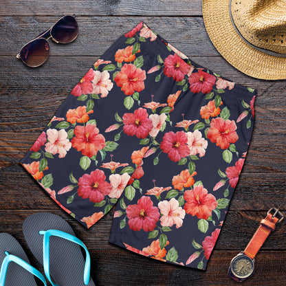 Tropical Flower Pattern Print Design TF020 Mens Shorts
