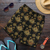 lotus Boho Pattern Print Design LO03 Mens Shorts