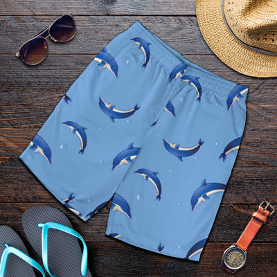 Dolphin Blue Print Mens Shorts