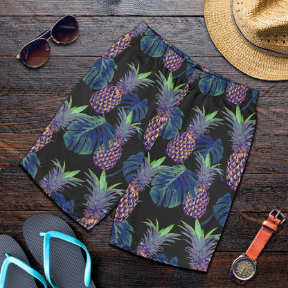 Pineapple Pattern Print Design PP04 Mens Shorts