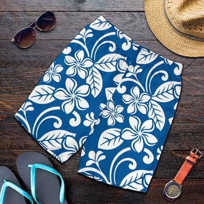Plumeria Pattern Print Design PM013 Mens Shorts