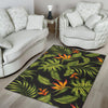 Bird Of Paradise Pattern Print Design BOP013 Area Rugs