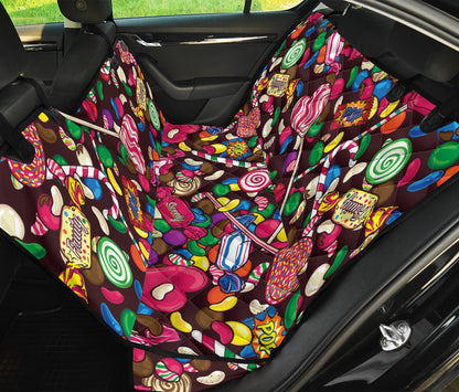 Candy Pattern Print Design CA02 Rear Dog  Seat Cover
