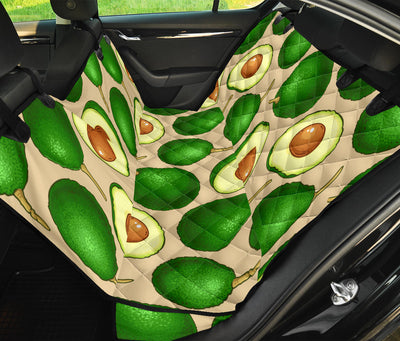 Avocado Pattern Print Design AC010 Rear Dog  Seat Cover