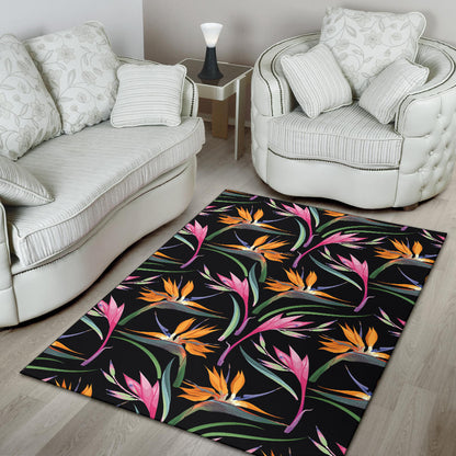 Tropical Flower Pattern Print Design TF017 Area Rugs