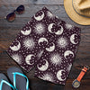 Sun Moon Face Mens Shorts