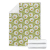 Daisy Pattern Print Design DS06 Fleece Blanket