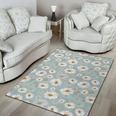 Daisy Pattern Print Design DS012 Area Rugs