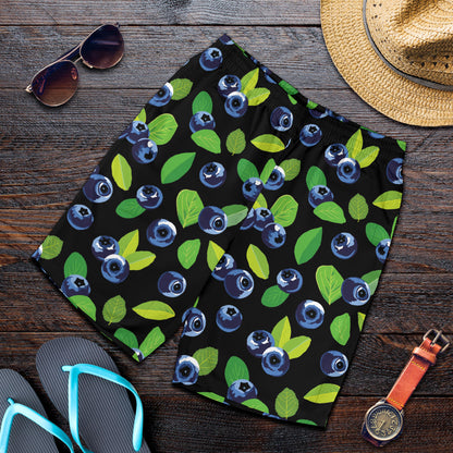 Blueberry Pattern Print Design BB03 Mens Shorts