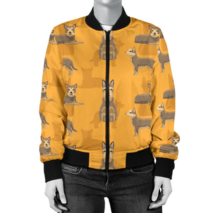 Berger Picard Pattern Print Design 01 Women's Bomber Jacket